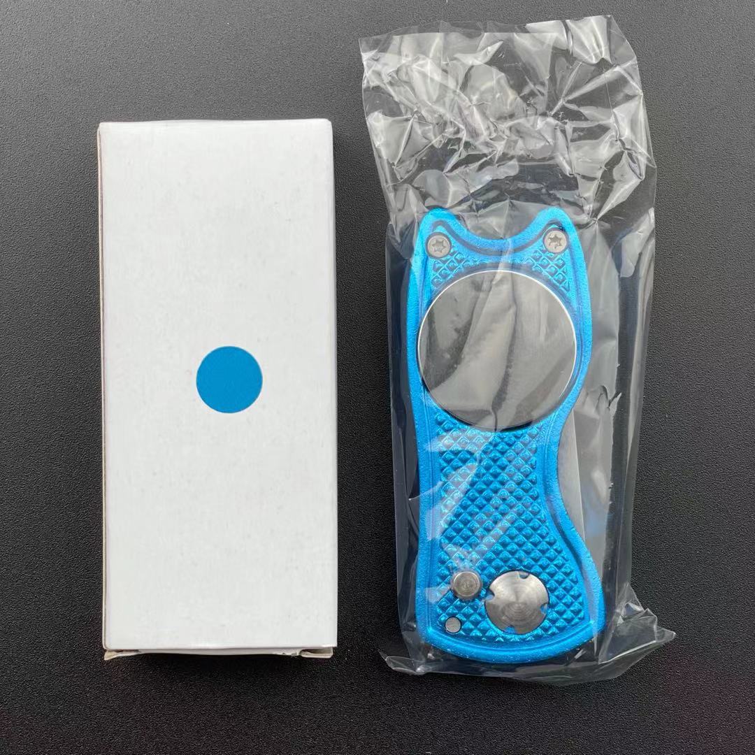 Foldble Metal Golf Divot Repair Tool Ball Markers 1