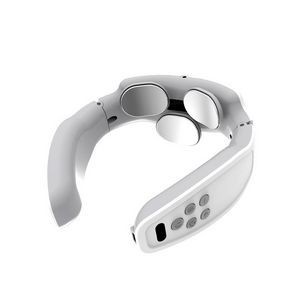 Rechargeable Electric Pulse Neck Massager With Magnetic Pads 15