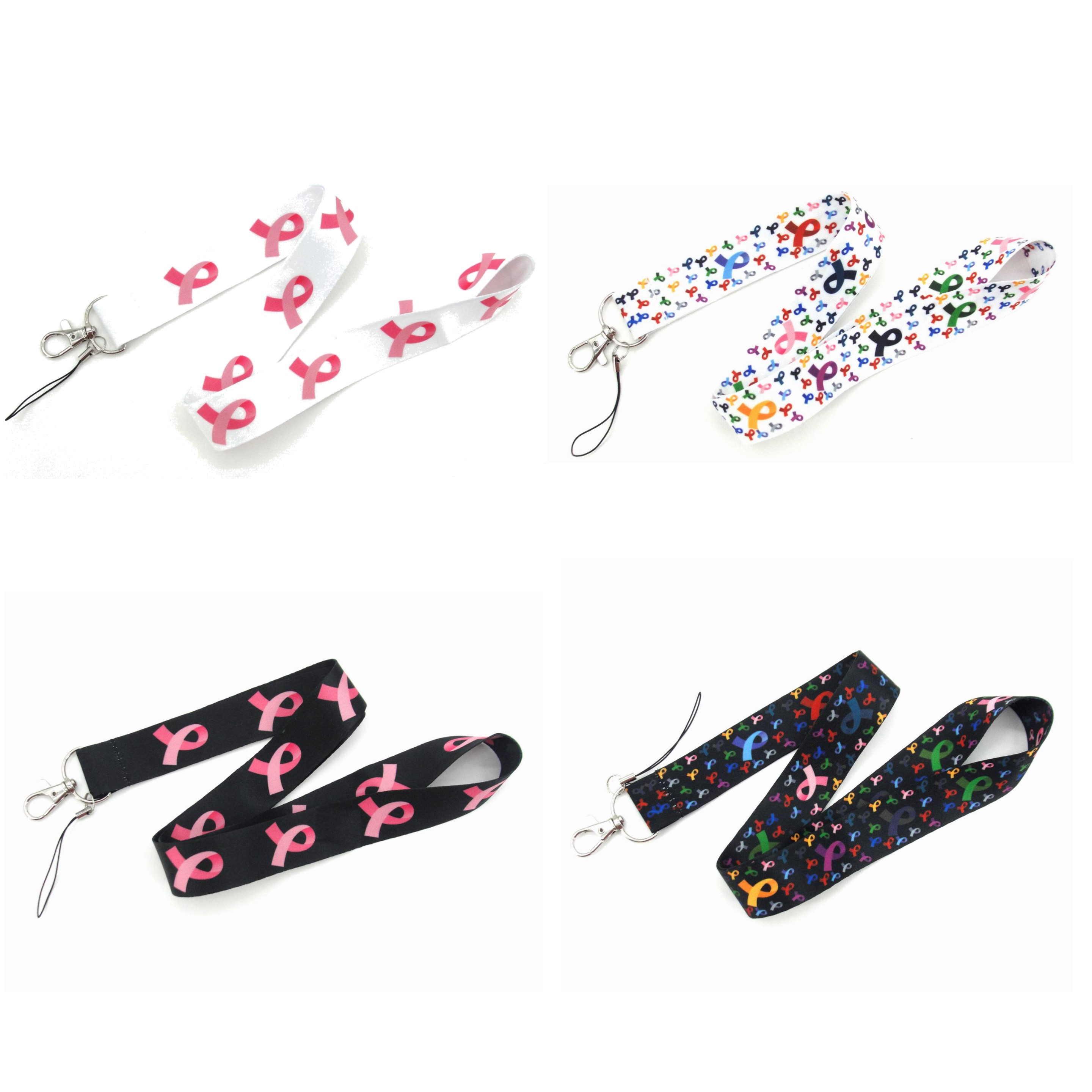 Pink Ribbon Lanyard (direct import) 2