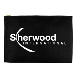 10 Oz. Colored Canvas Deluxe Zippered Portfolio 1