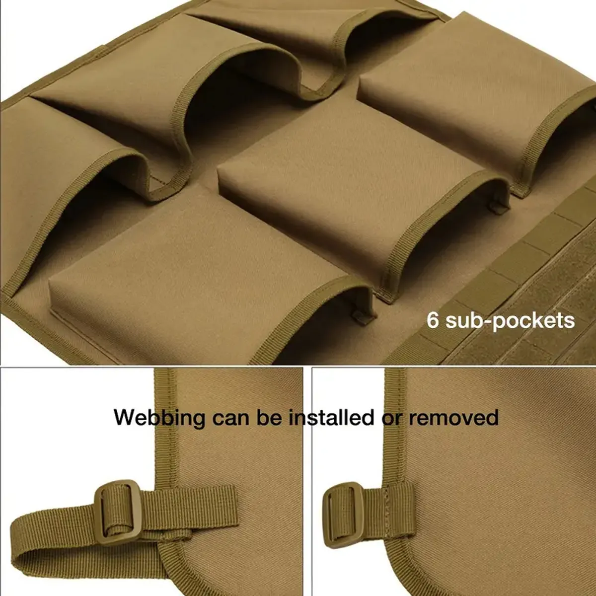 Tactical Car Seat Back Organizer Cover Protector 4