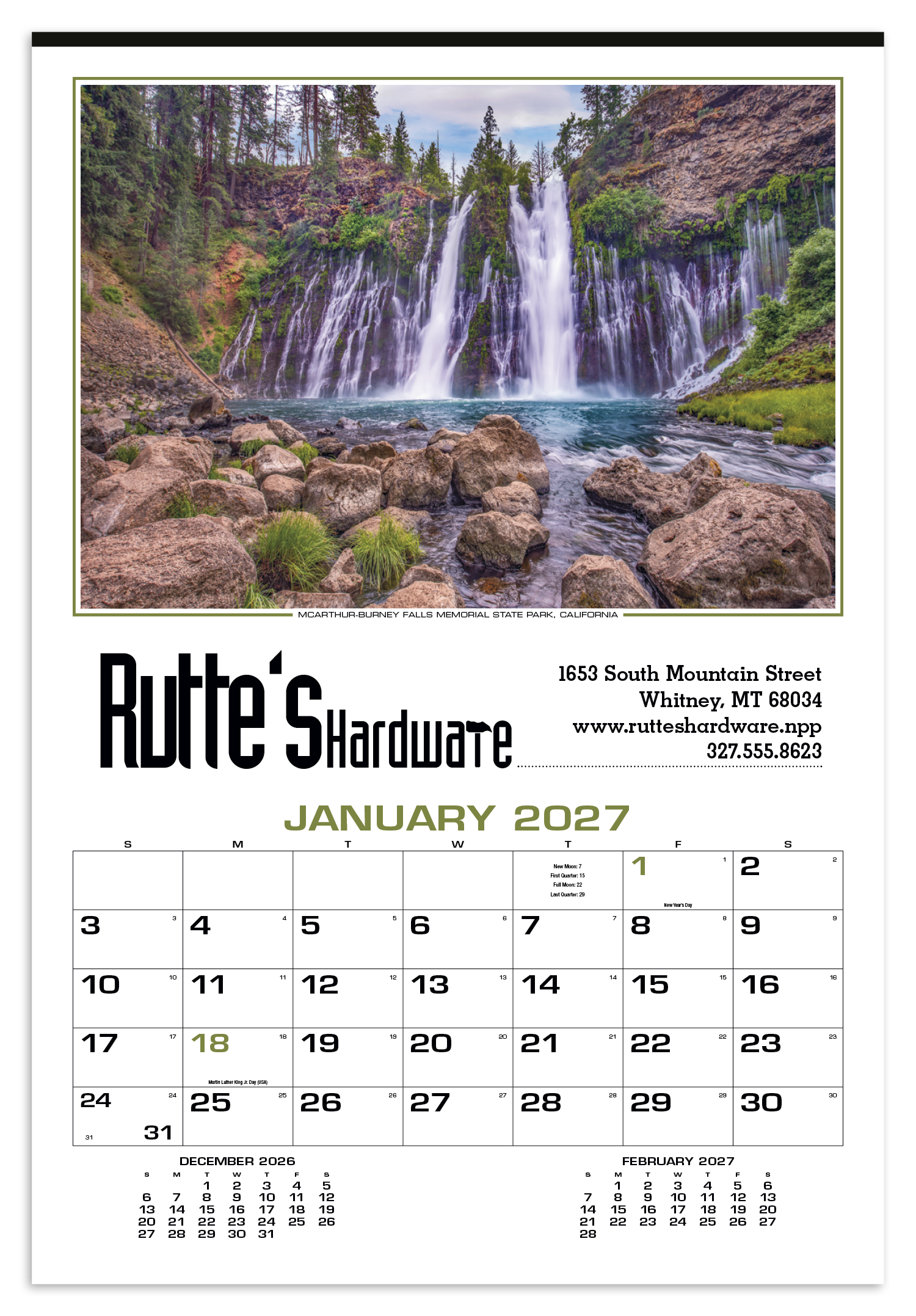 HotLine® Products Our Beautiful America® Executive Calendar 43