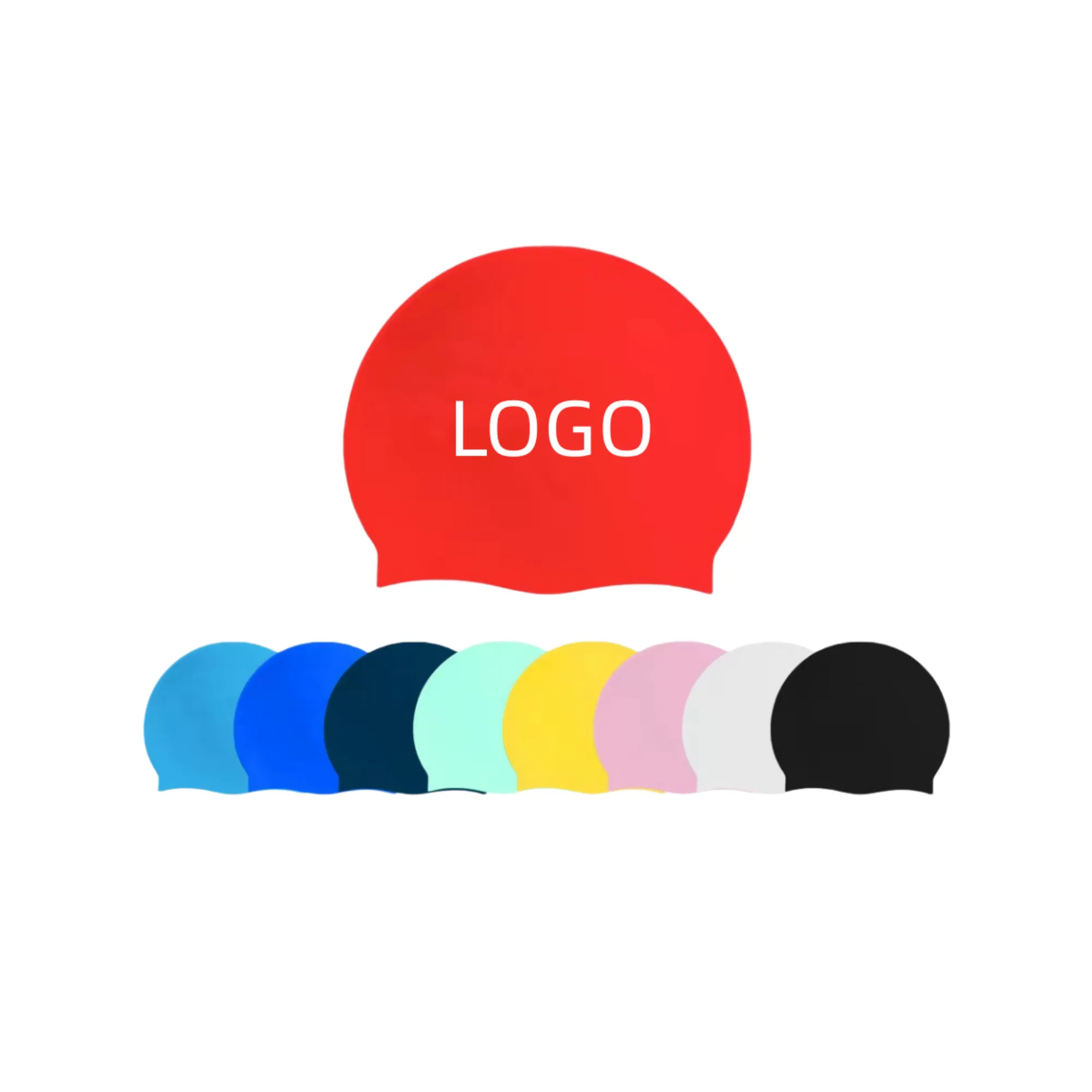 Silicone Swimming Cap MOQ 50PCS 3
