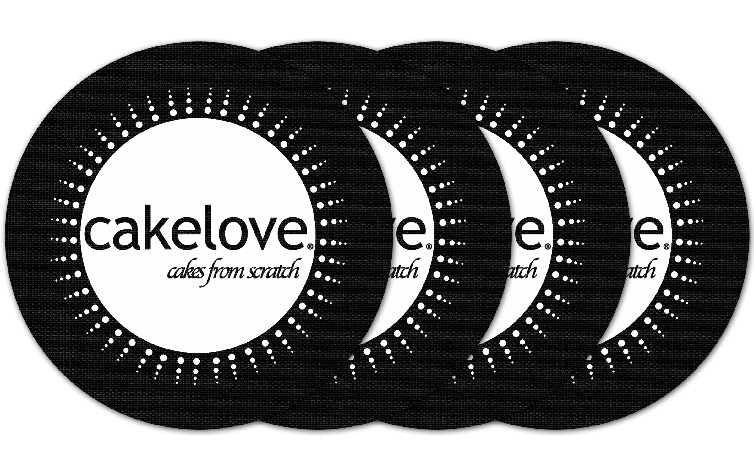 Circle Vinyl Coaster (Set of 4)
