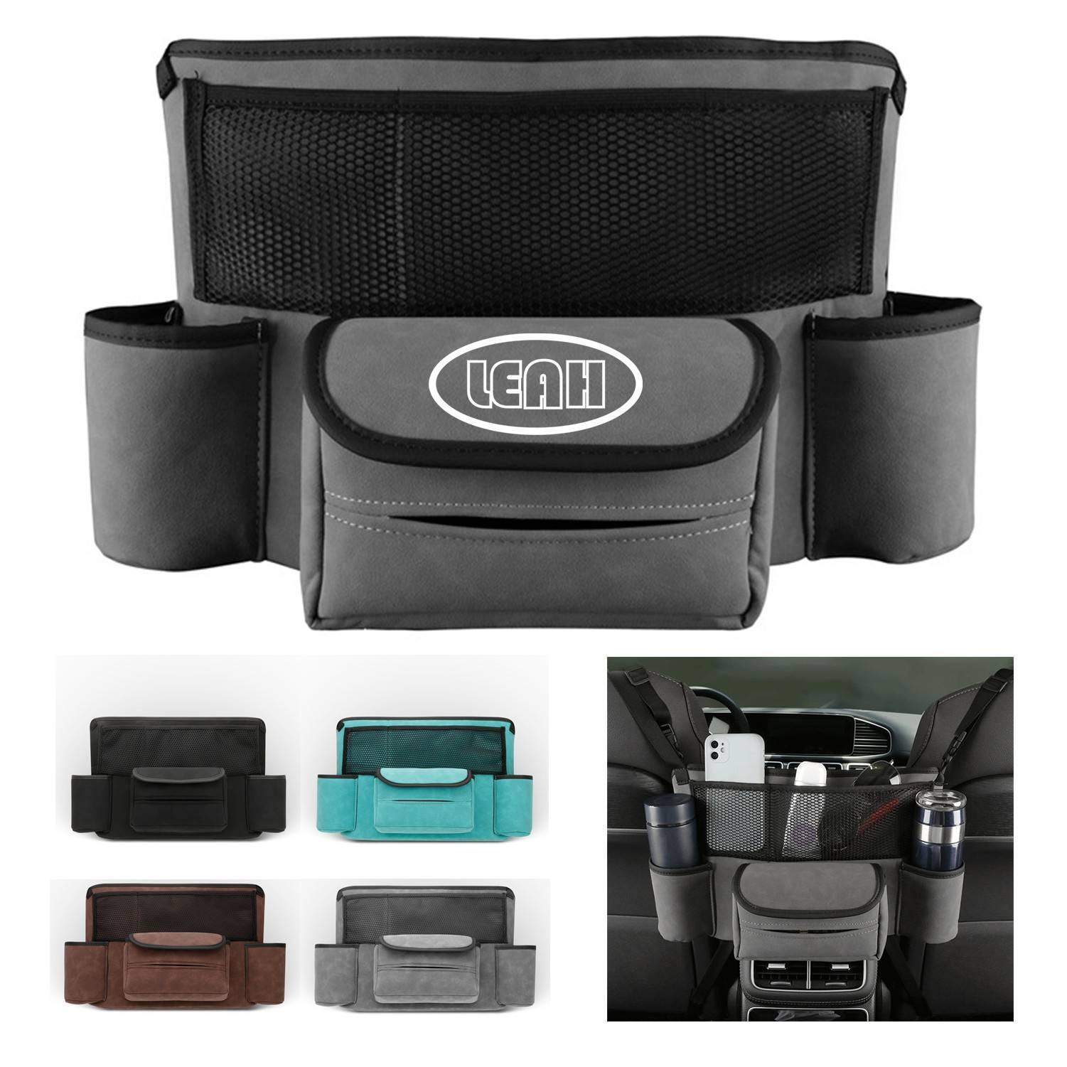 Car Back Seat Multi Pocket Compartment Organizer 1