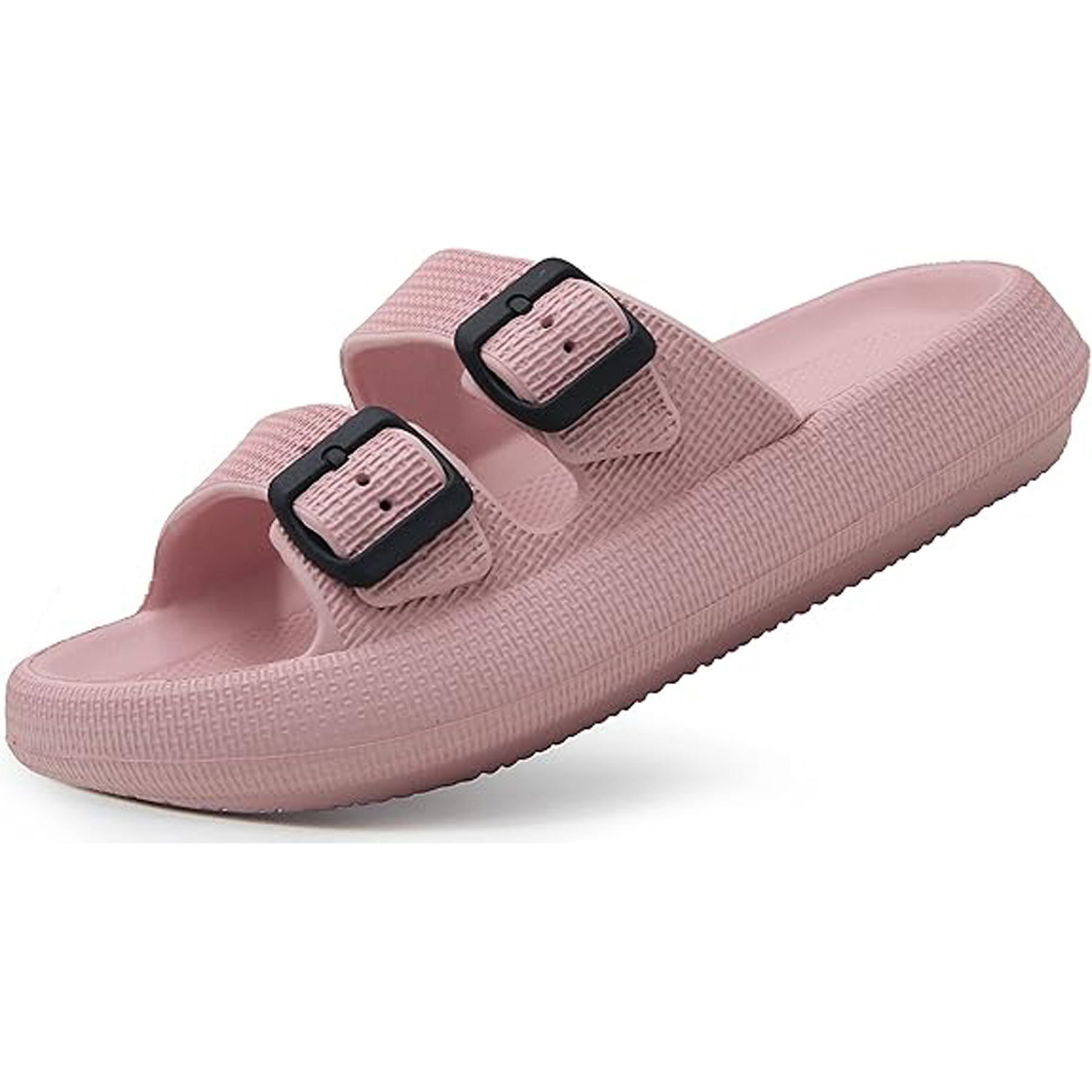 EVA Double Buckle Adjustable Flat Sandals 14