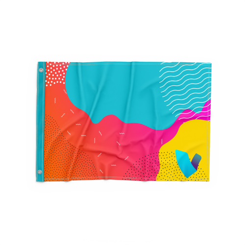 Double-Sided Dye Sublimation 2-Layer 3ft x 2ft Flag 2