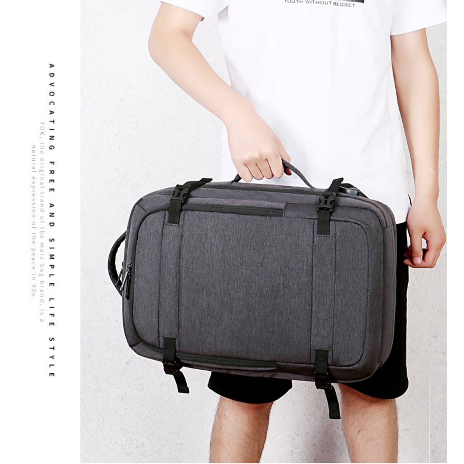 USB Large Multifunction Backpack 3