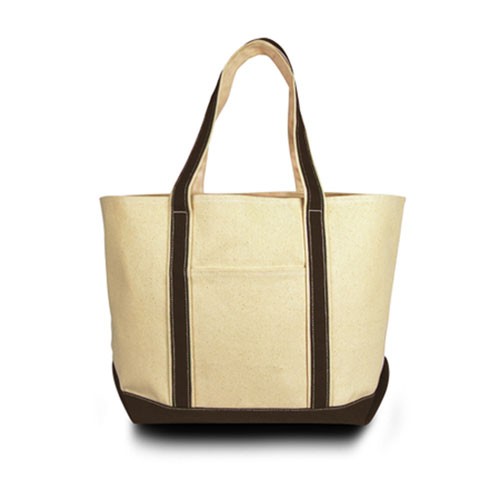 16 oz. Heavy Duty Large Cotton Canvas Tote Bag Boat Bag 17