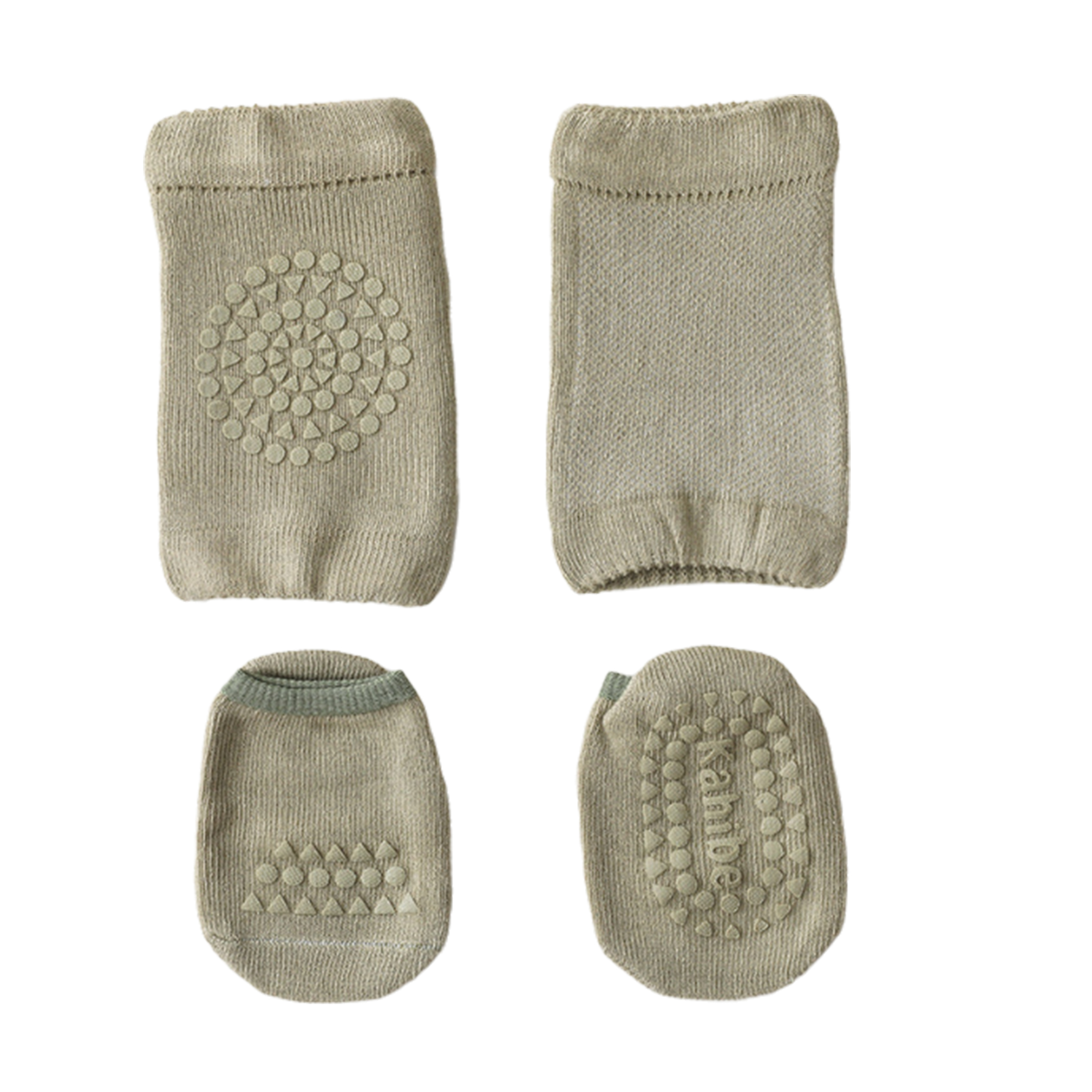 Comfortable Baby Crawling Non-Slip Knee Pads And Socks 7