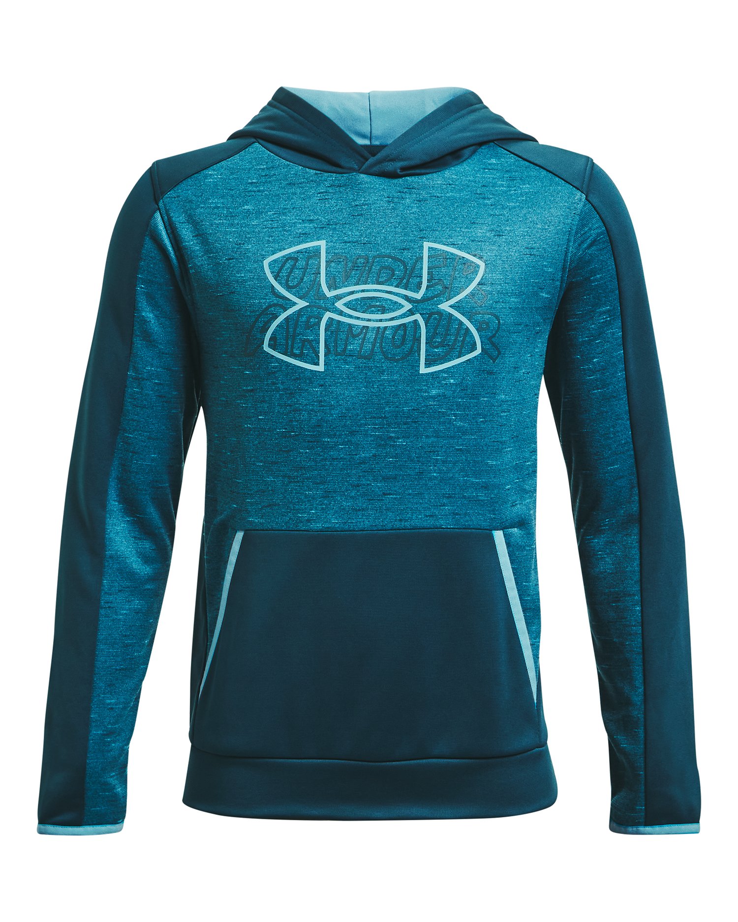 Boys' Armour Fleece Wordmark Hoodie 2