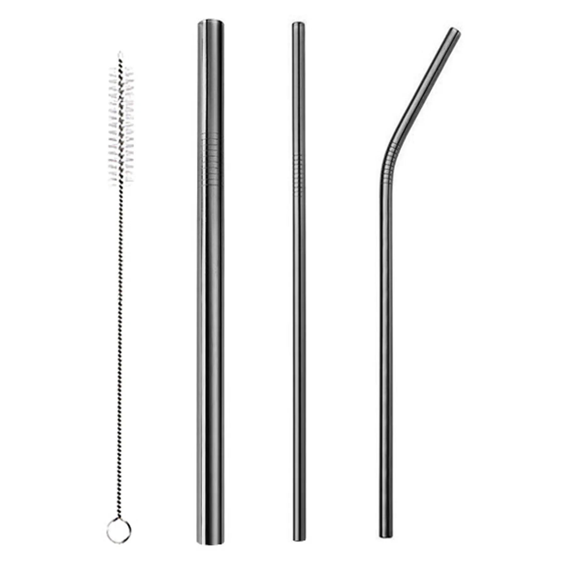 Stainless Steel Straw Set 6