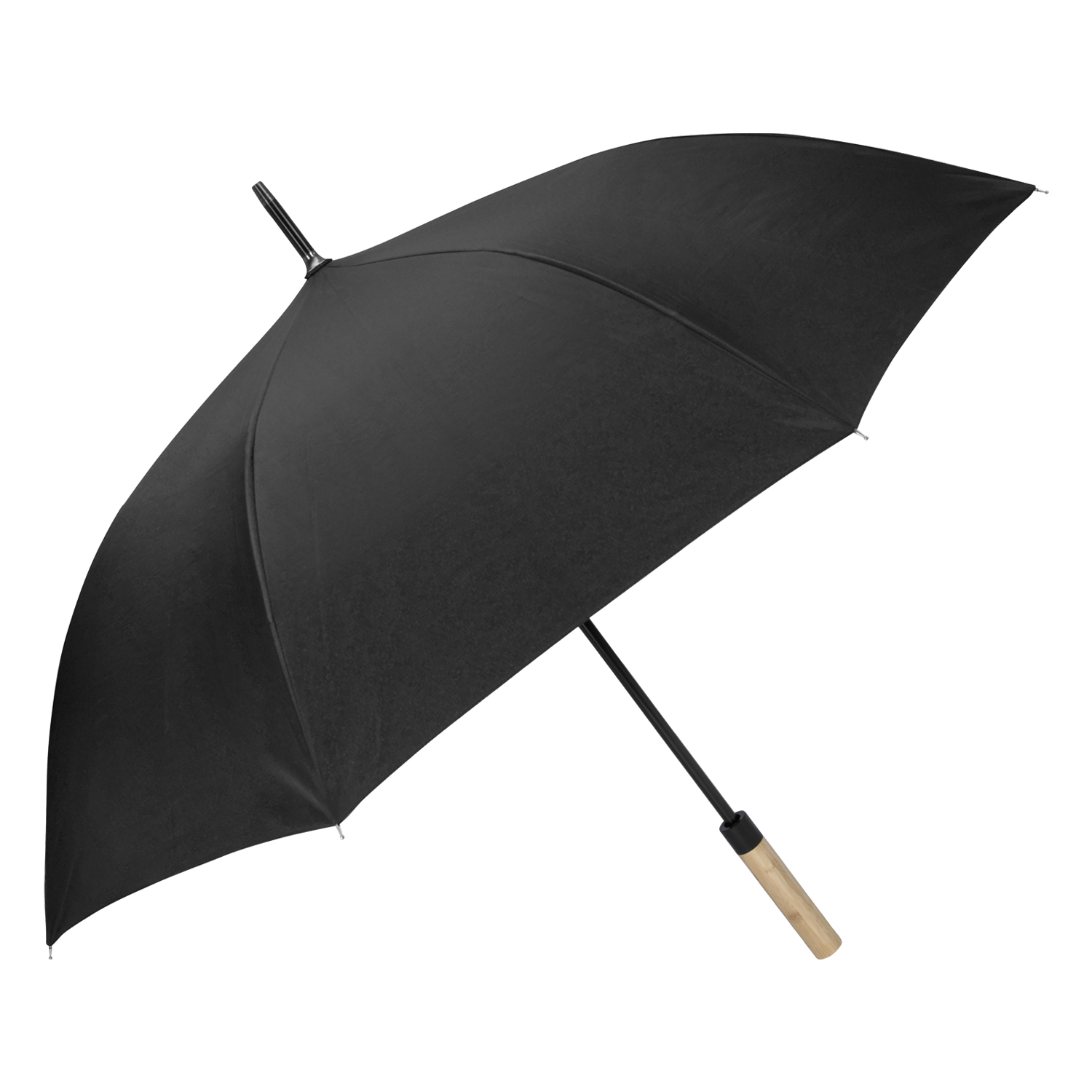 Shed Rain™ 50" RPET Bamboo-Handled Auto-Open Stick Umbrella 7