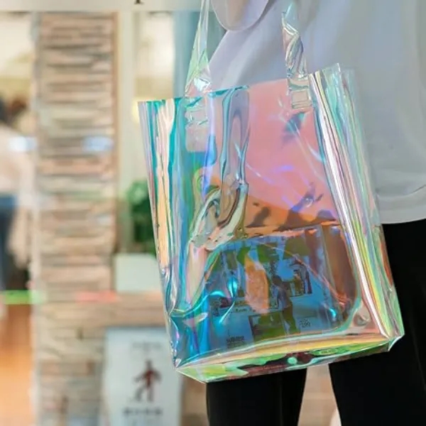 PVC Laser Translucent Tote Bag 4