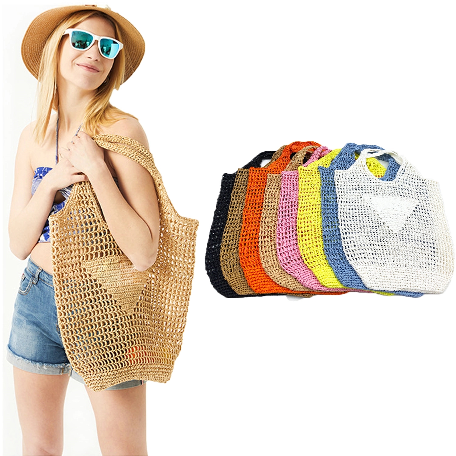 Large Handmade Rope Bag 3