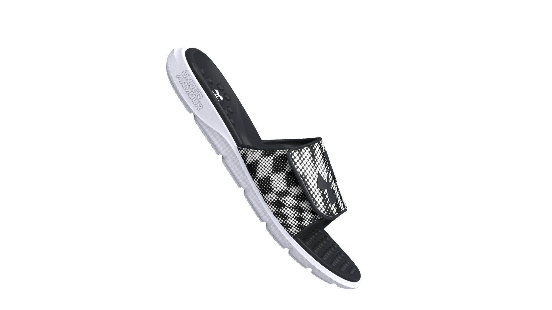 UA Ignite Pro Graphic Strap Men's Slides 9