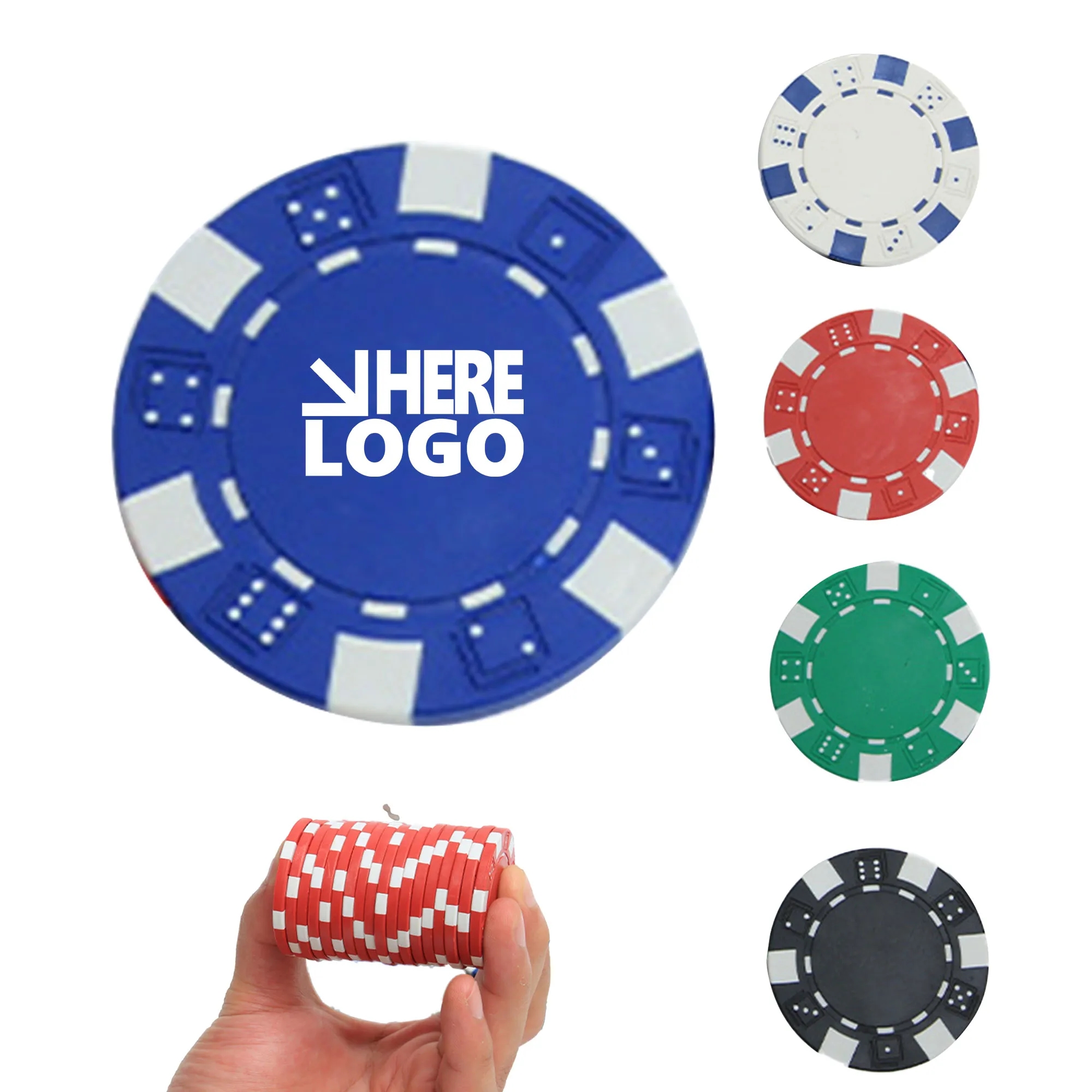 MOQ 100 ABS Poker Chips 2