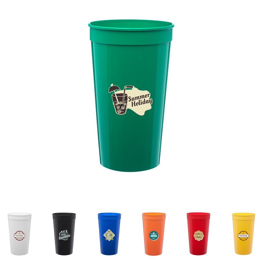 Plastic Stadium Cups 32 oz. 21