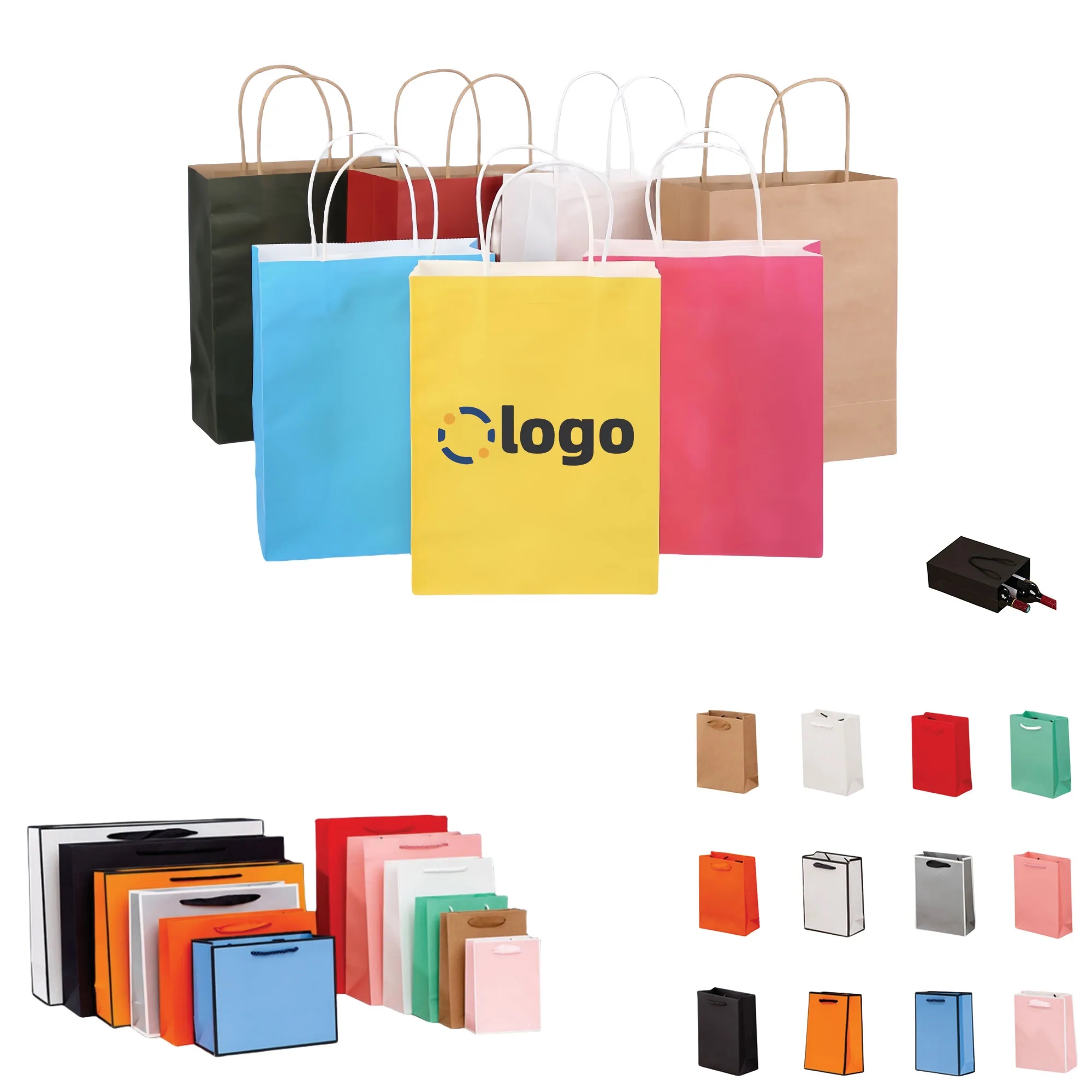 Shopping Kraft Tote Bag