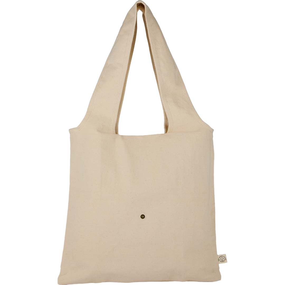 Packable 8oz Organic Cotton Tote, custom tote bag with logo imprint 19