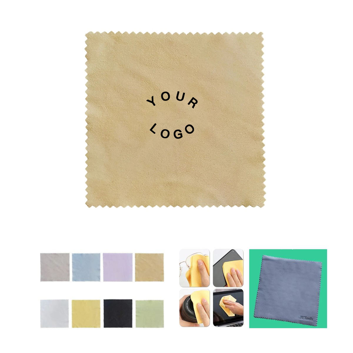 Soft Microfiber Cloth for Touchscreens and Lenses 2