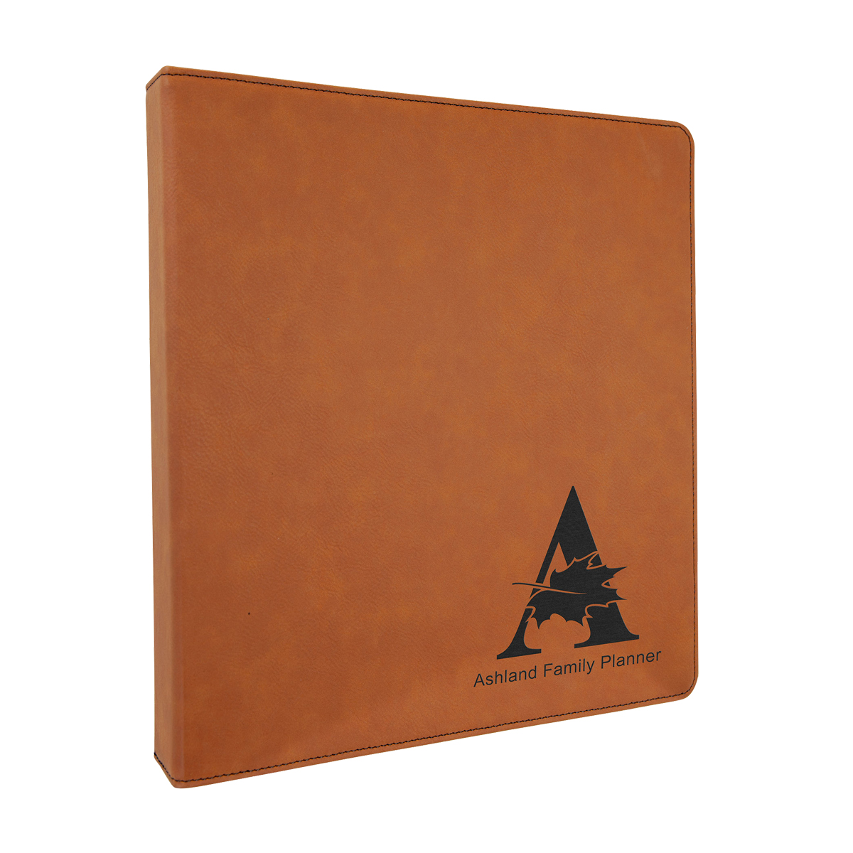 10 " x 11 " Rawhide Leatherette 3-Ring Binder w/ 1" Slant D-Rings