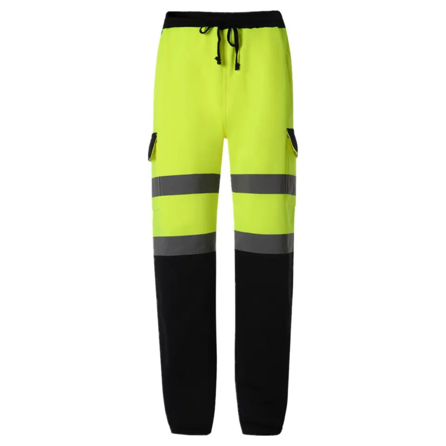 Color Block Safety Sweatpants Class E Reflective Tape Joggers 4