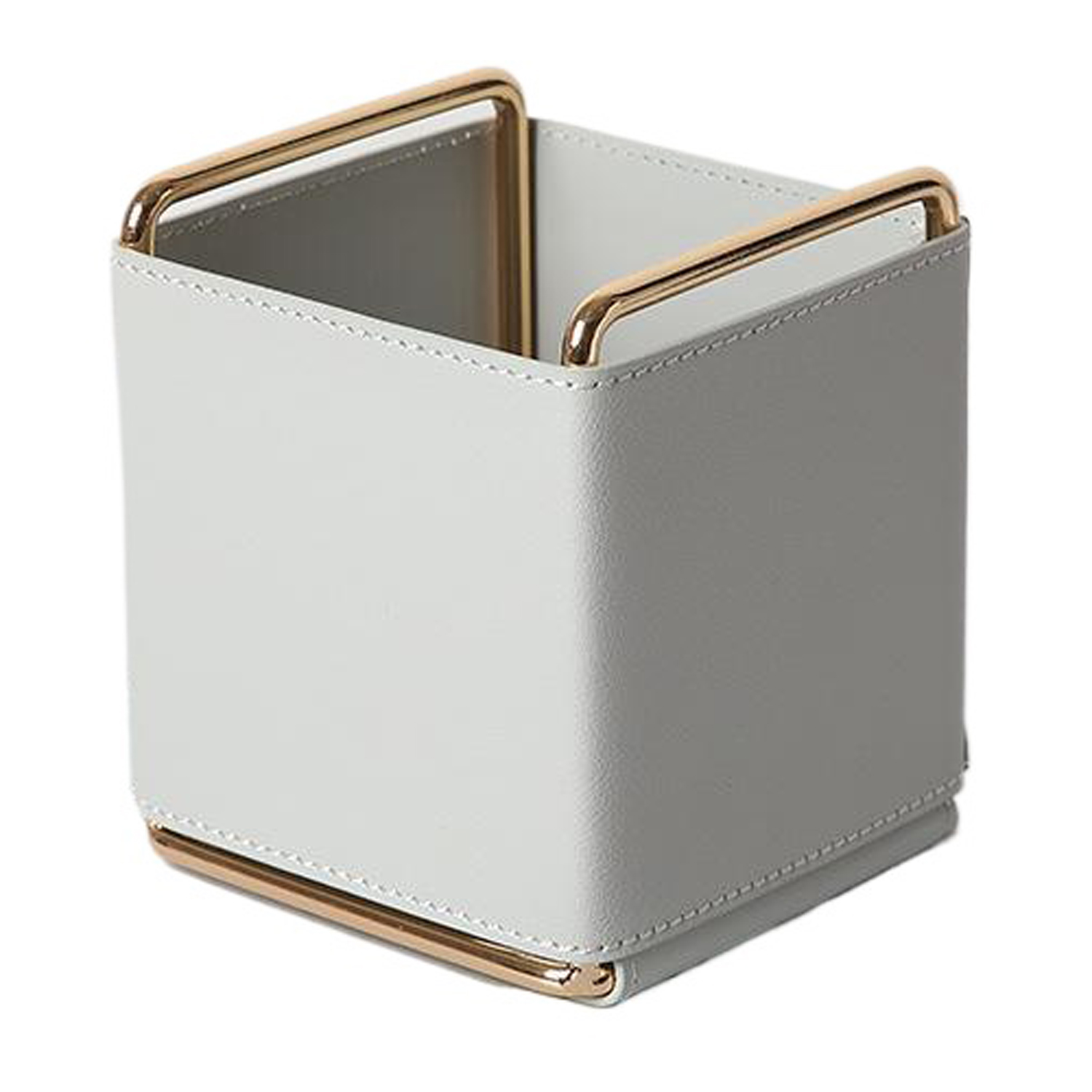PU Leather Desktop Storage Organizer Box 13