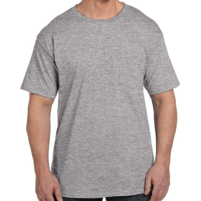 Hanes 6.1 Oz. Beefy-T® With Pocket 5