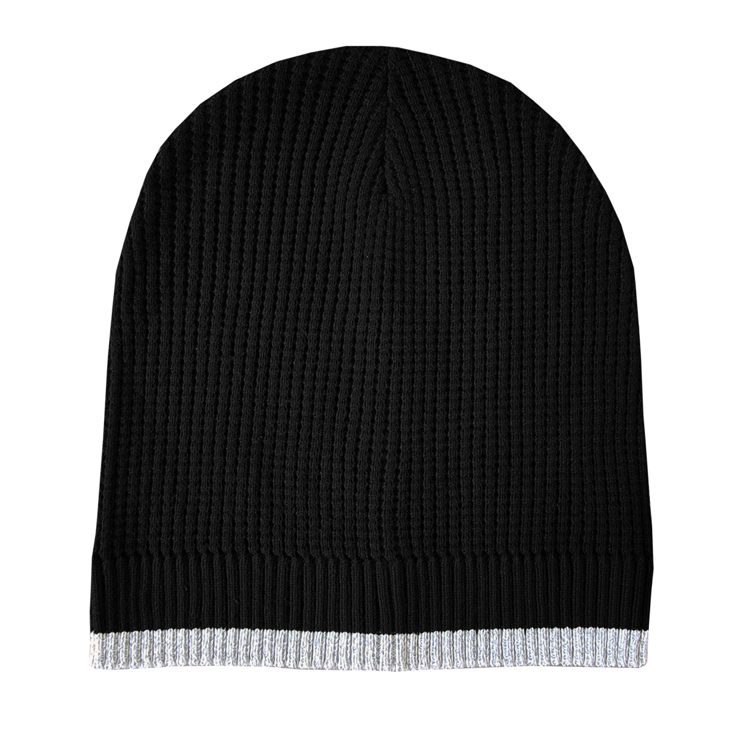Reflective Lightweight Waffle Knit Beanie Cap 3