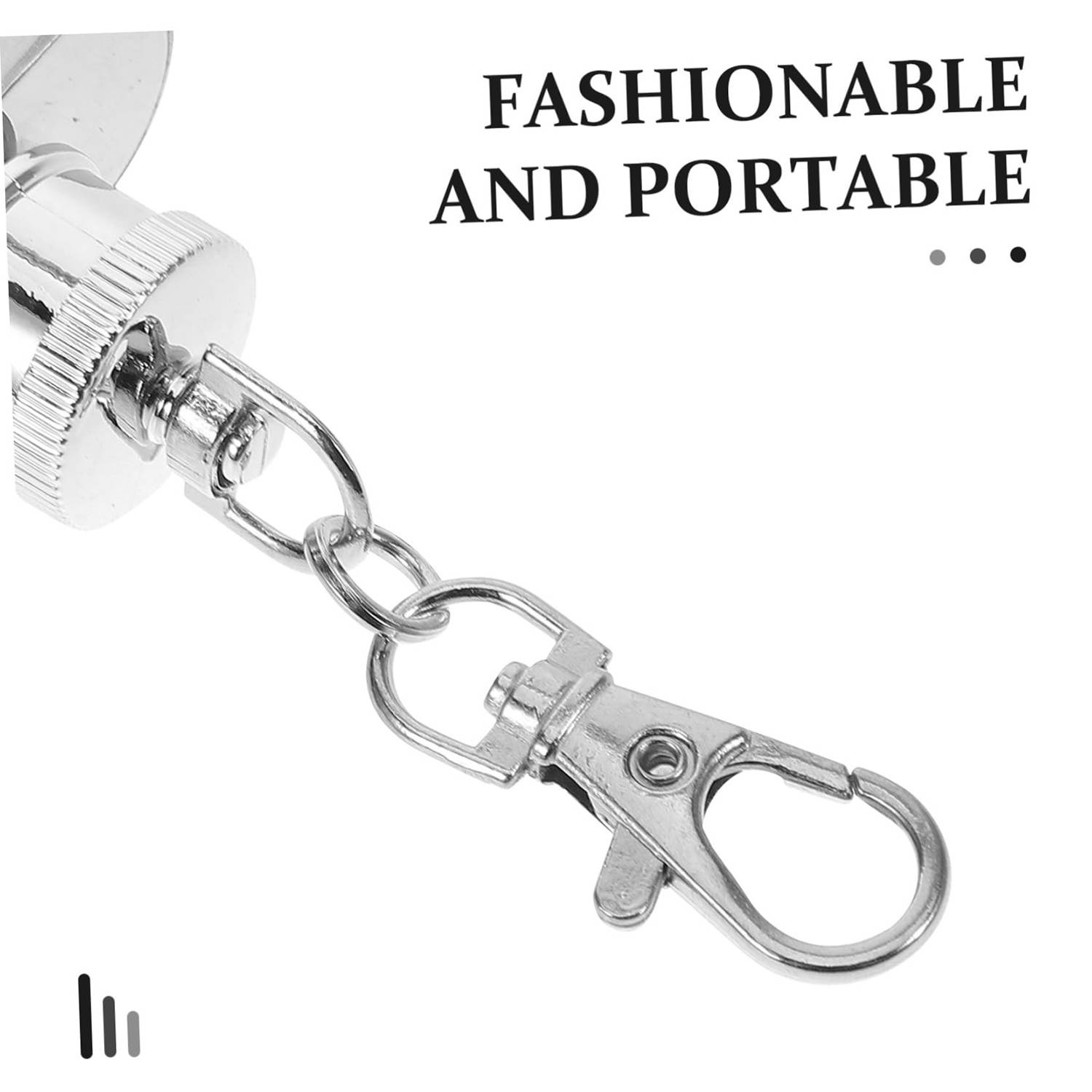 1oz Mini Stainless Steel Keychain Hip Flask 4