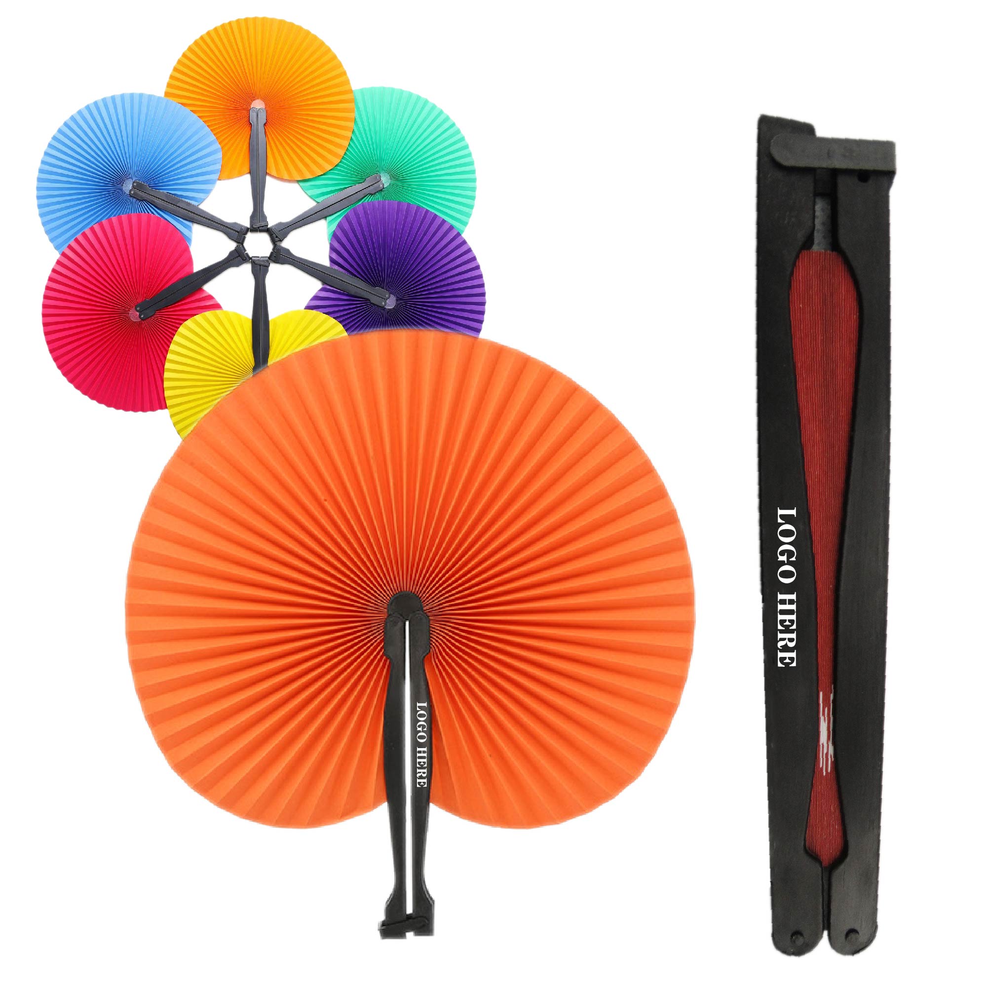 Handheld Paper Folding Fan 2