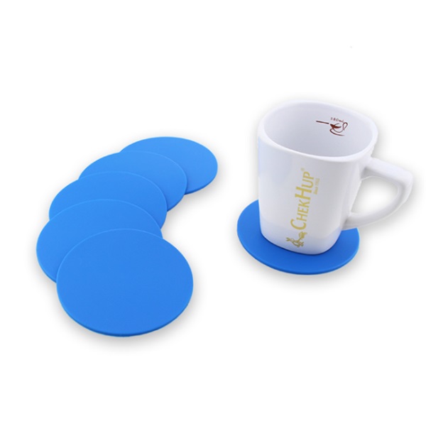Round Silicone Drink Coasters Mug Pad 2
