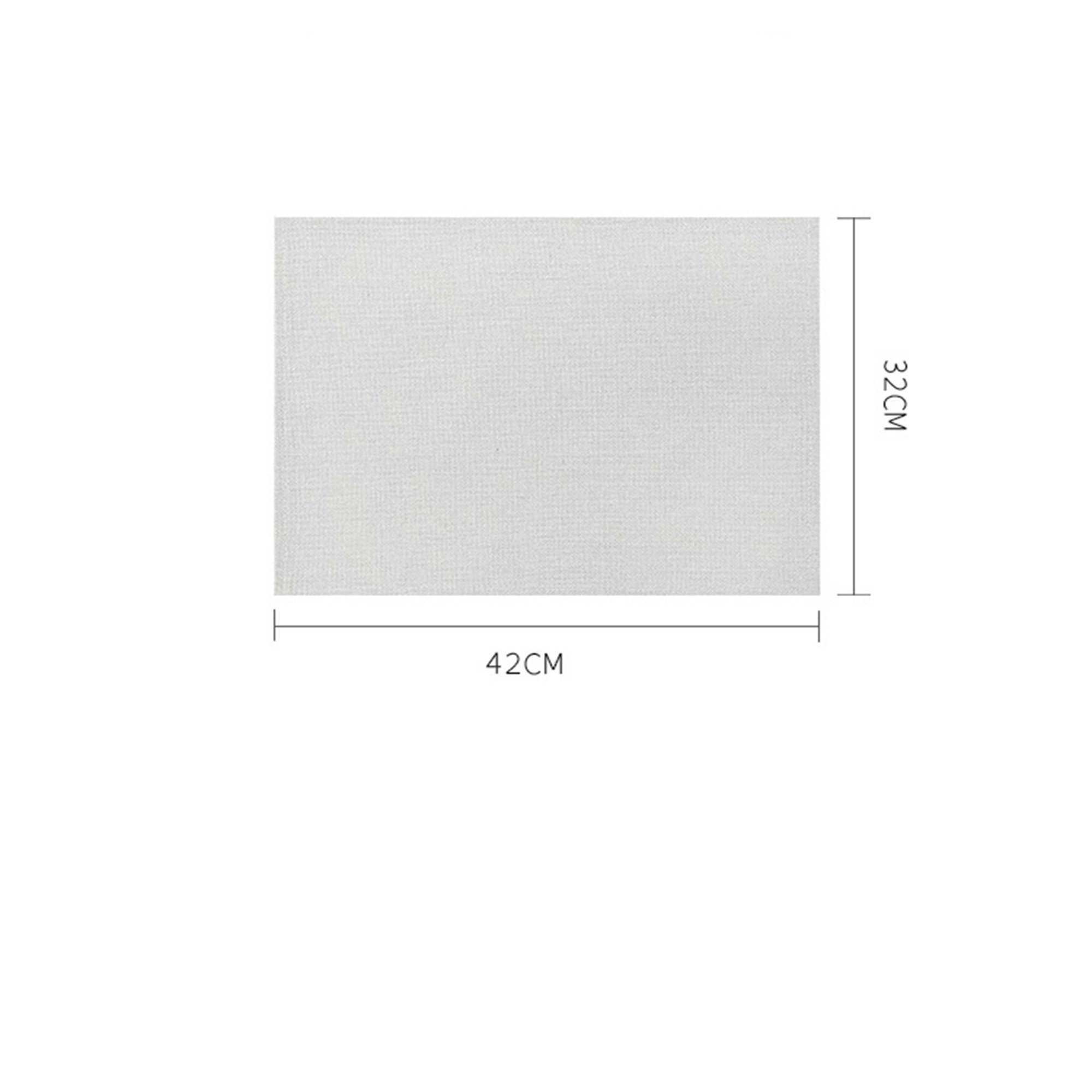 Full Color Logo Print Geometry Linen Place Mat 2