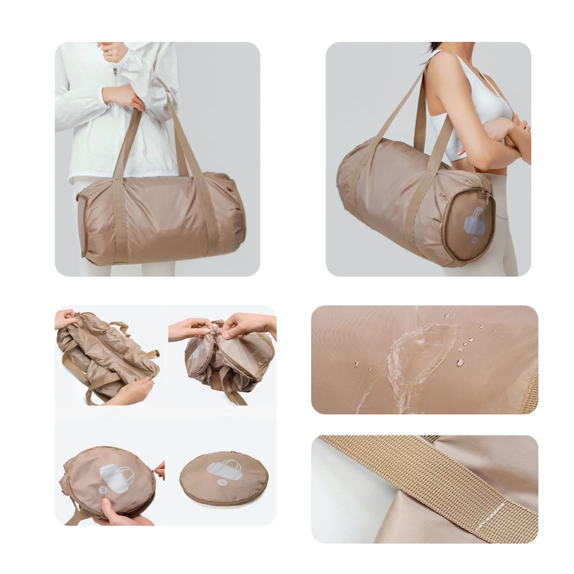 Foldable Oxford Tote Bag, custom tote bag with logo imprint 3
