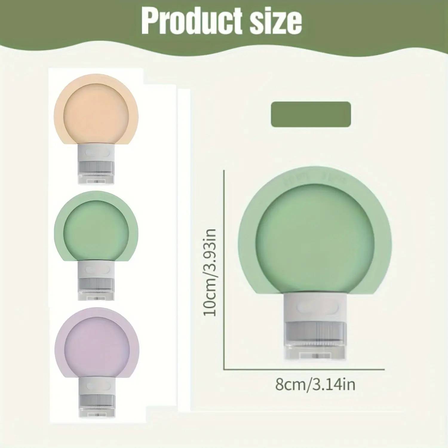 3pcs Silicone Travel Bottle 2