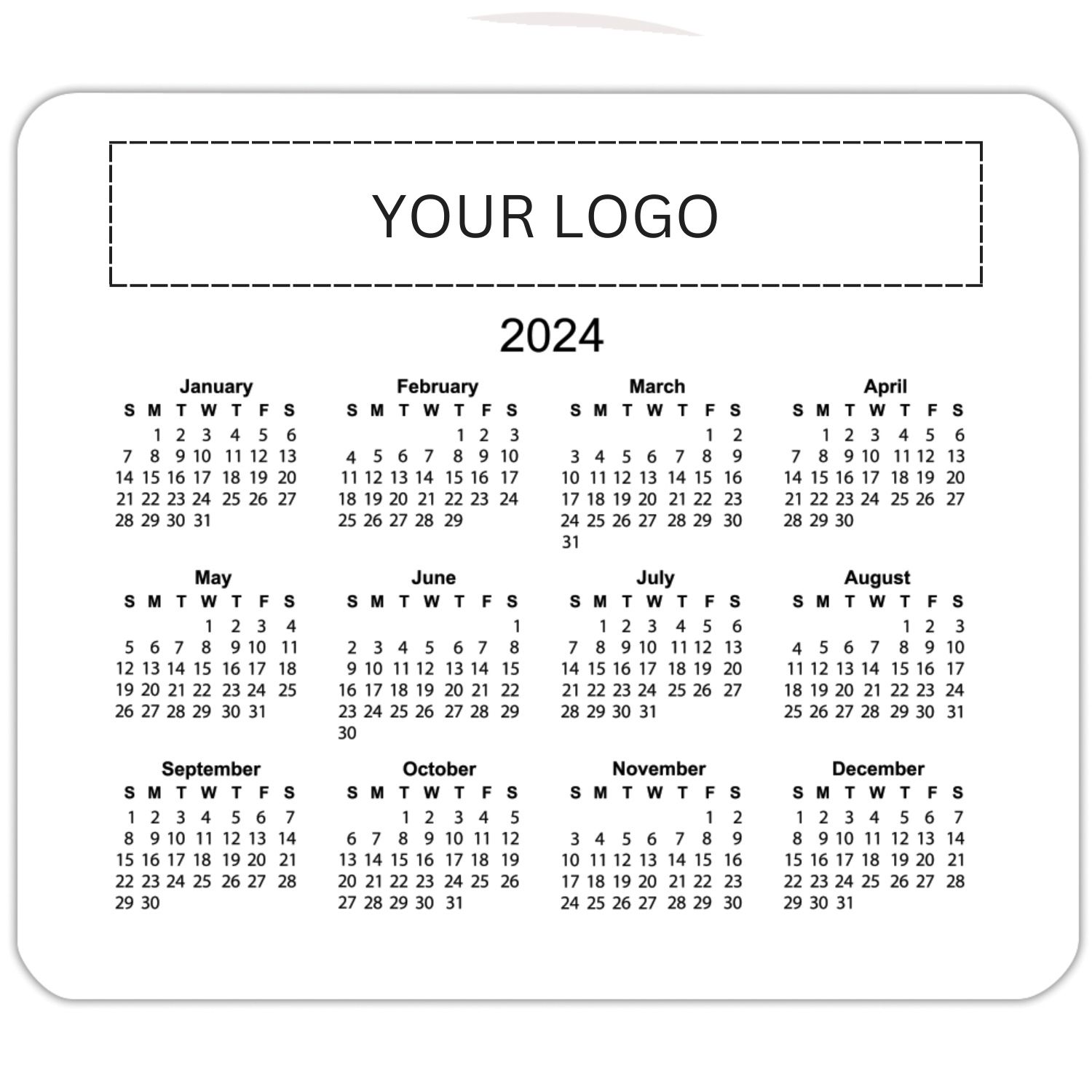 Calendar Mouse Pad 3