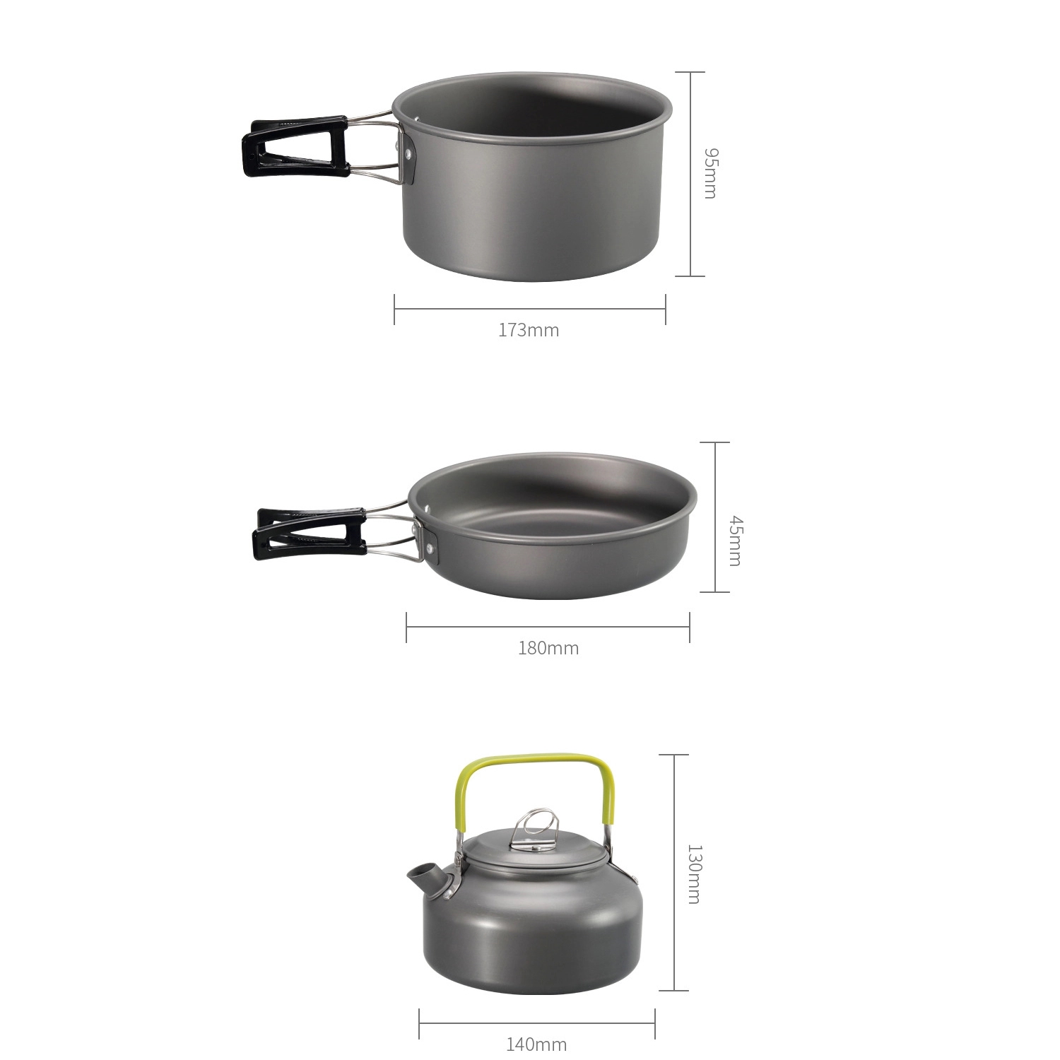 Portable Camping Cooking Set 4