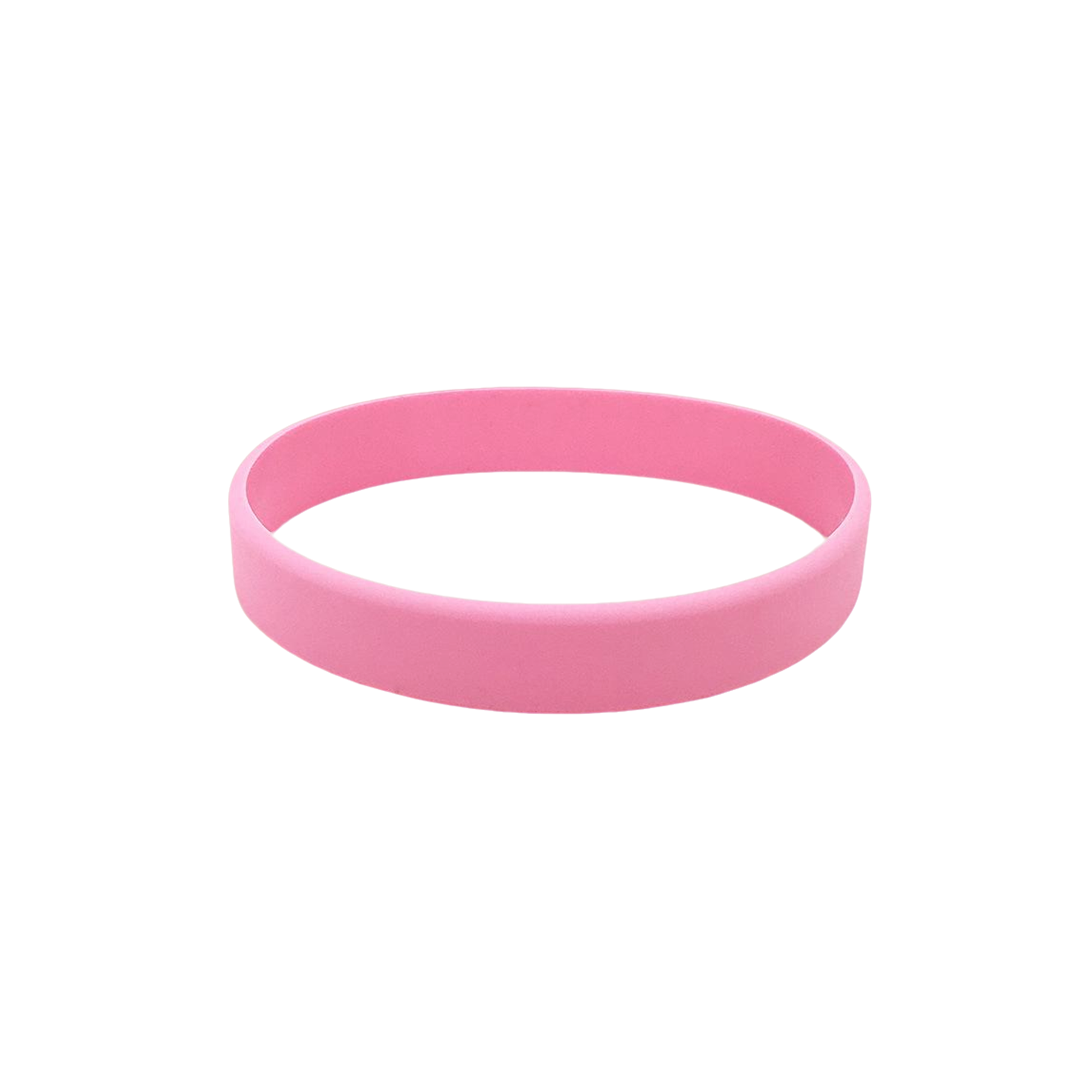 Silicone Wrist Band With Color Fill 8 X 0.5" 3