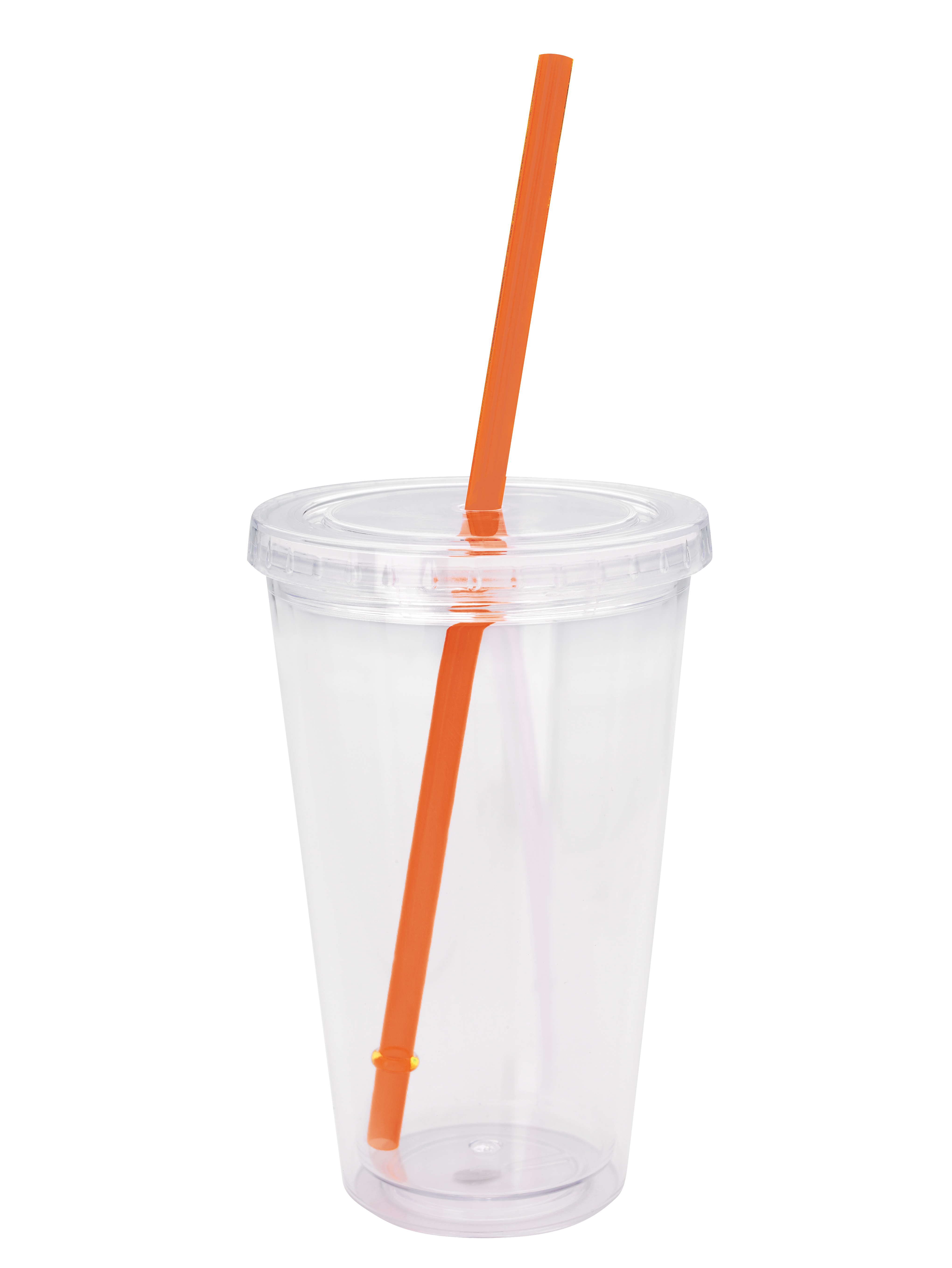 Good Value™ Clear Tumbler with Colored Lid - 18 oz. 38