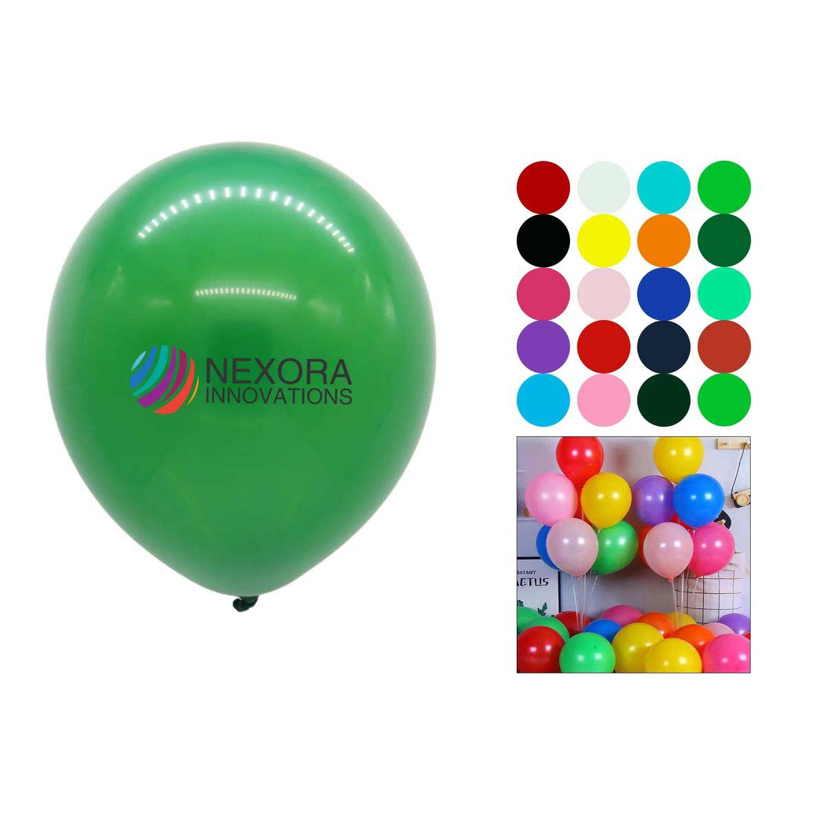 Bright Latex Balloons for Birthdays and Parties 8