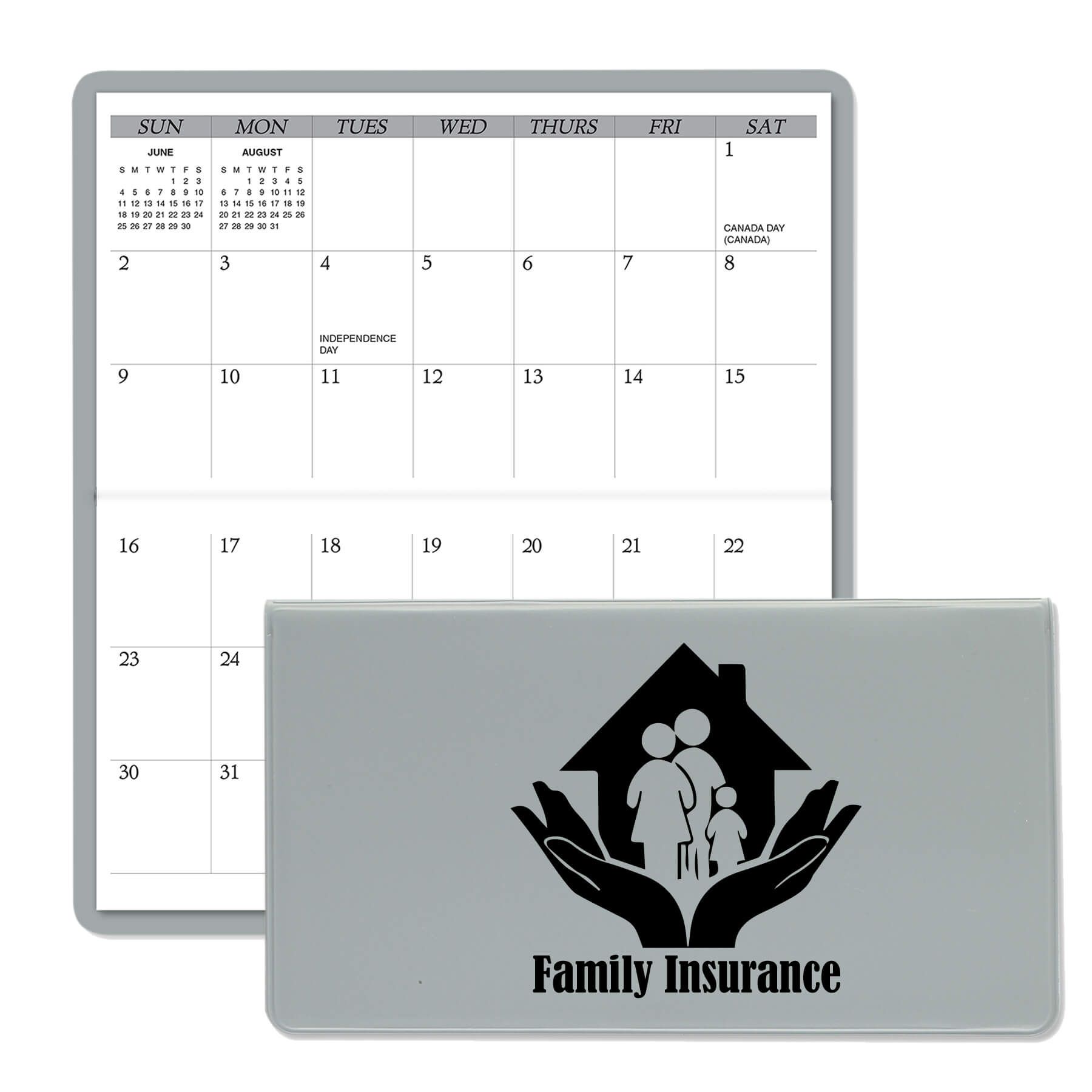 Horizontal Monthly Pocket Planner 28