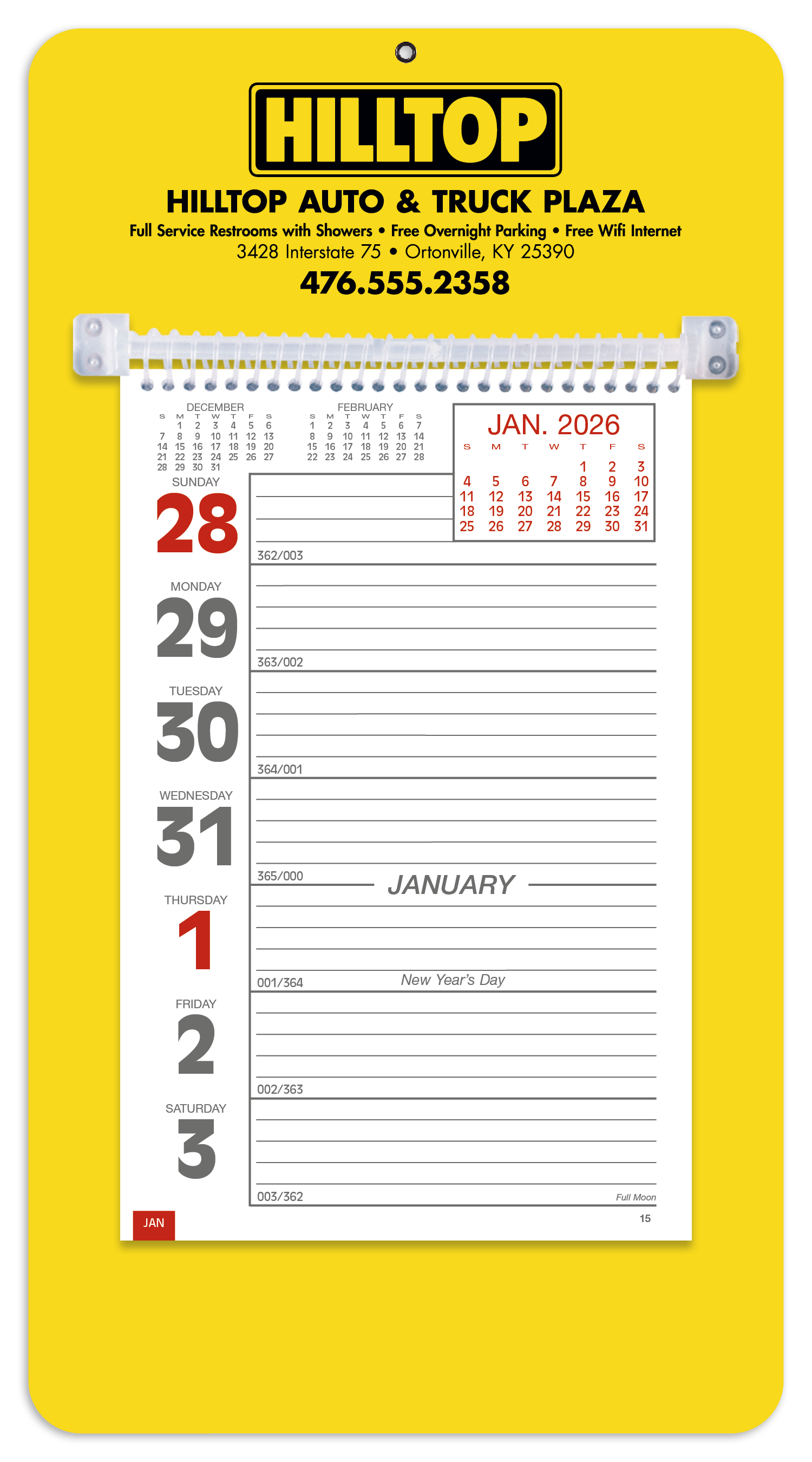 Triumph® Calendars Weekly Memo Calendar 29