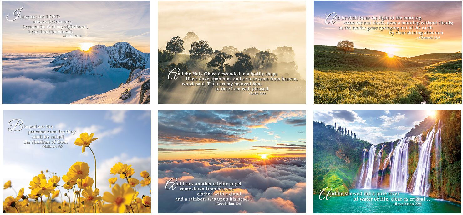 CHRISTIAN GRACE SPIRAL WALL CALENDAR 7