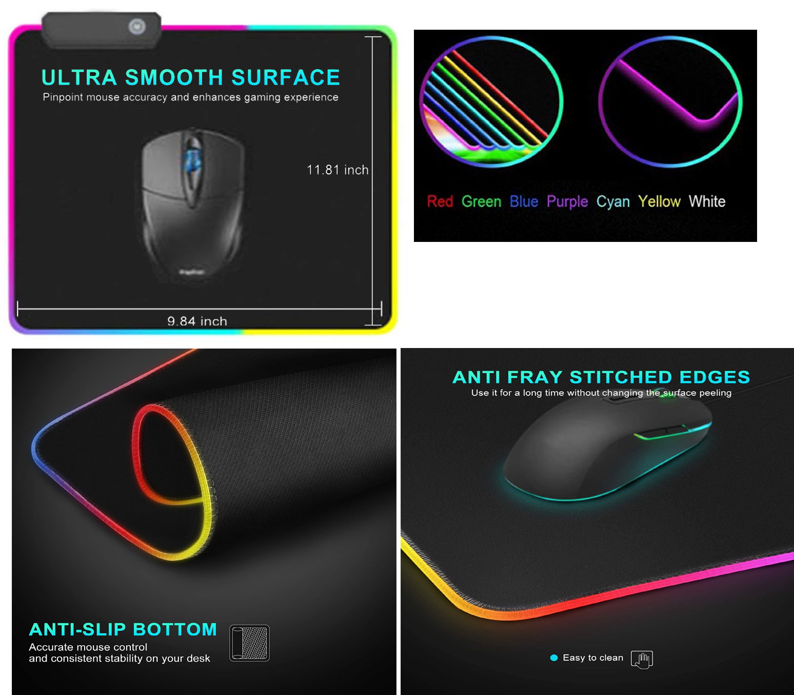 iBank ® Gaming LED Mouse Pad 2
