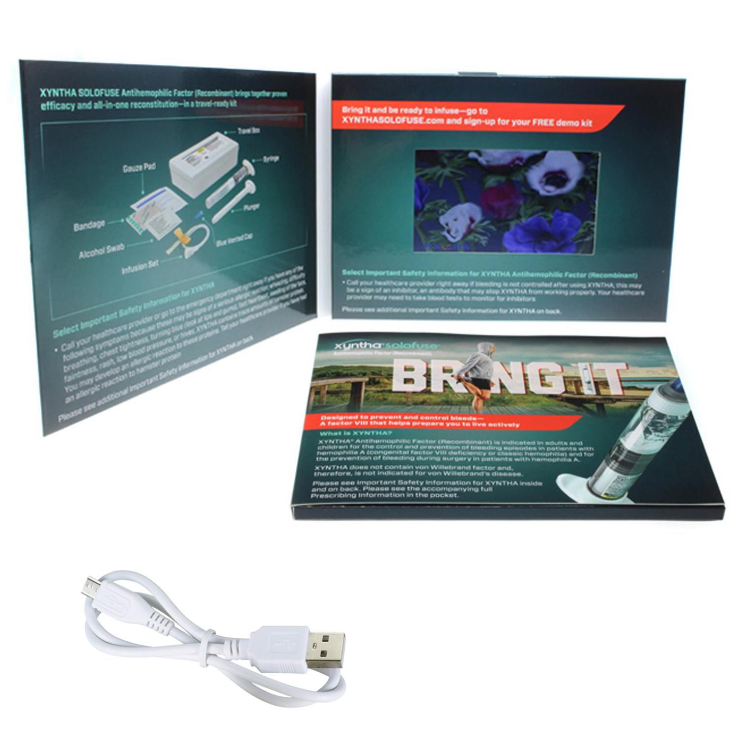 Lilac 4.3" LCD Video Bi-fold Brochure 6
