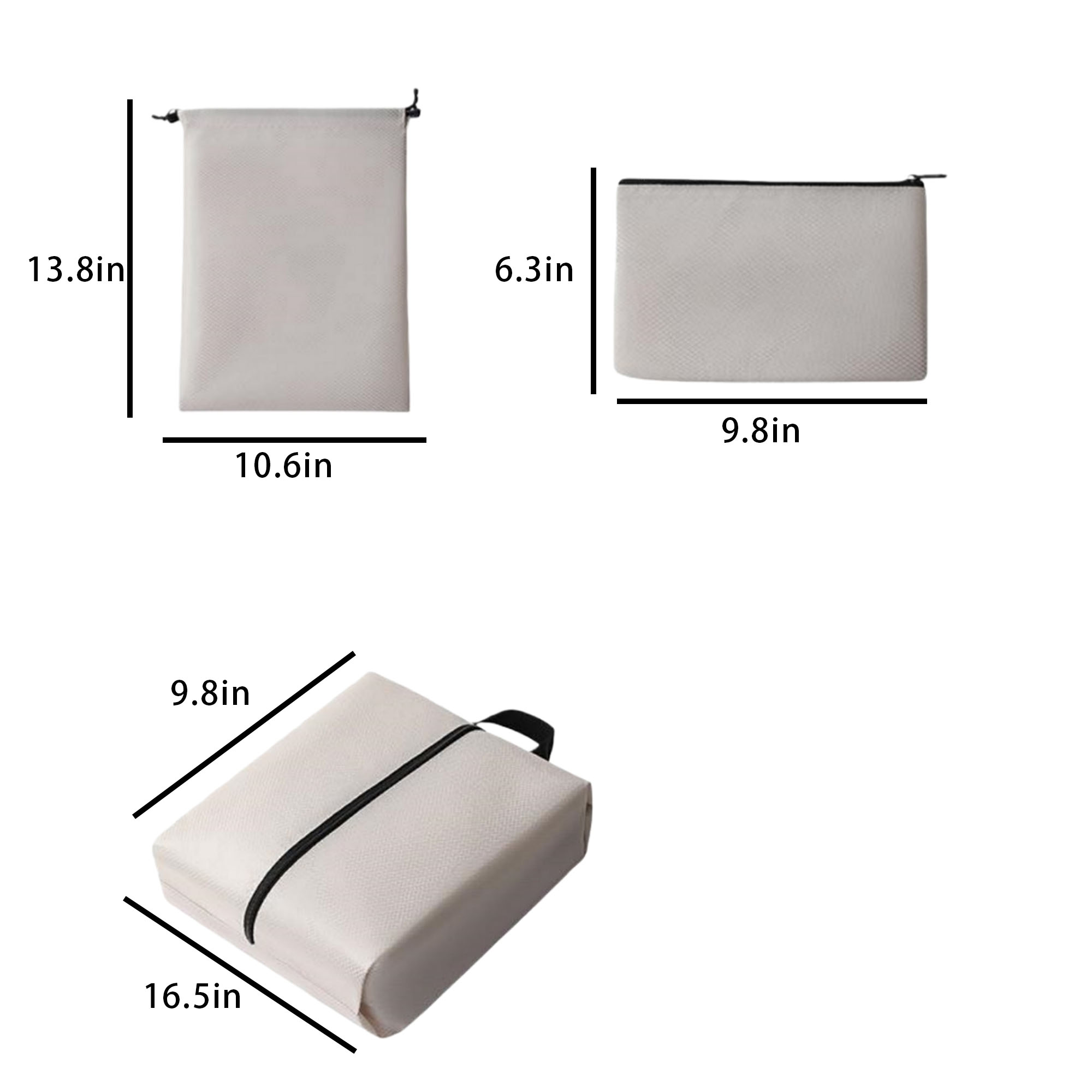 8-Piece Set of Packing Cubes Compression Bags 5