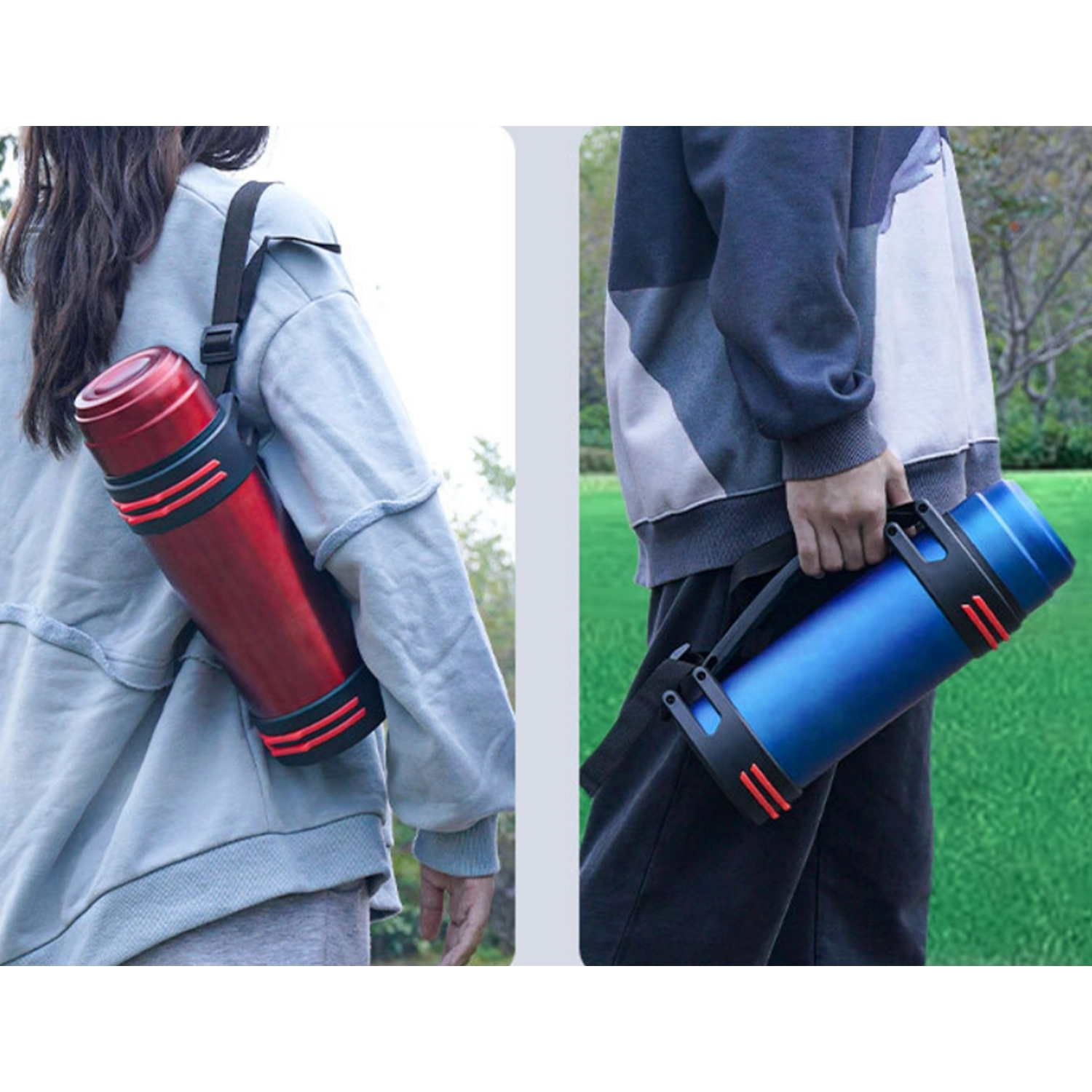 67.64 Oz Stainless Steel Vacuum Insulated Beverage Bottle, custom water bottle with logo imprint 4