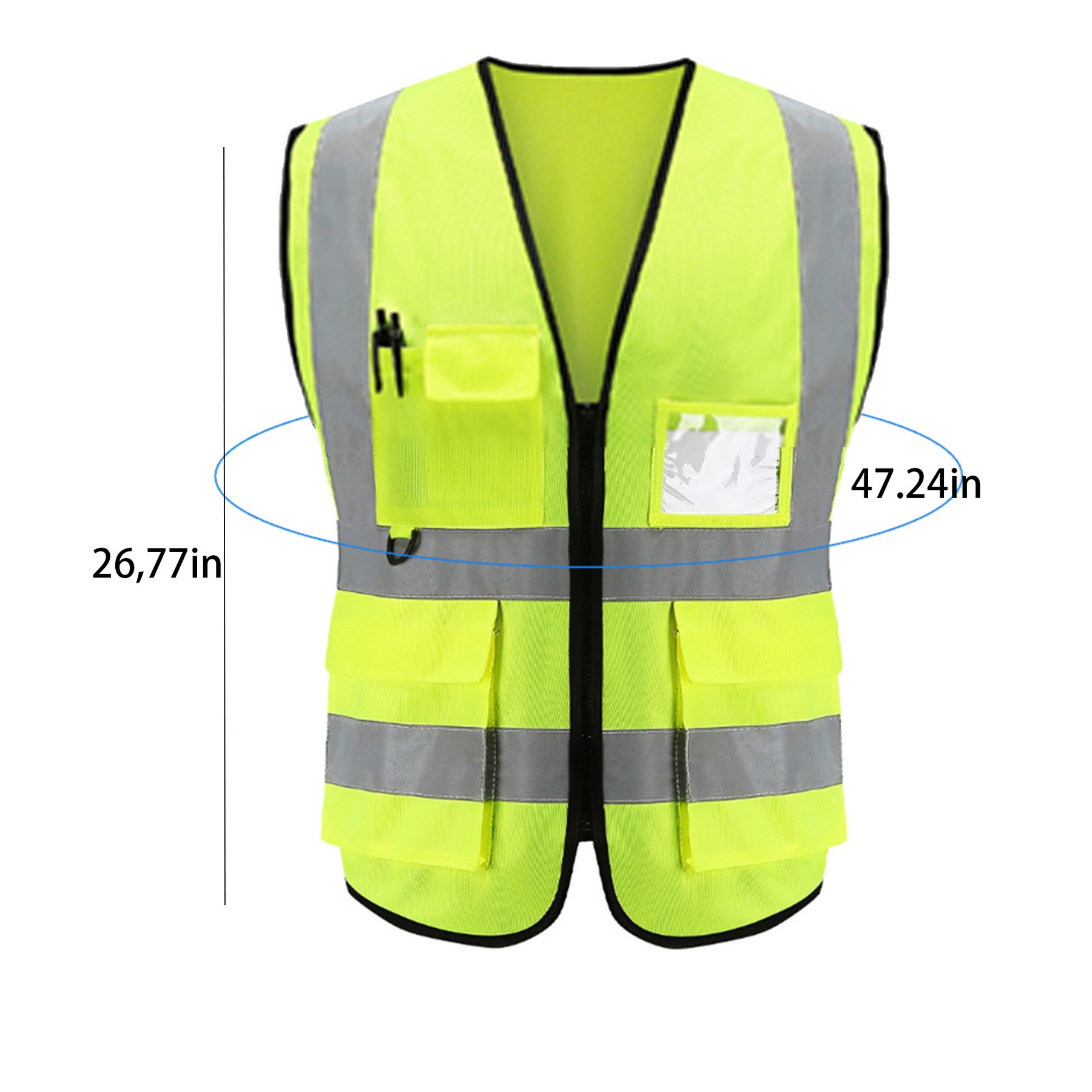 Multi Pocket Reflective Vest 2