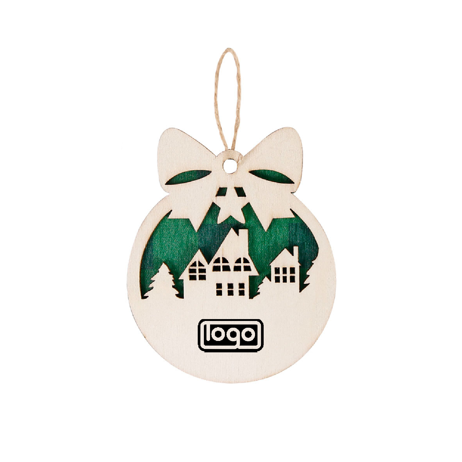 Wooden Christmas Ornament 2
